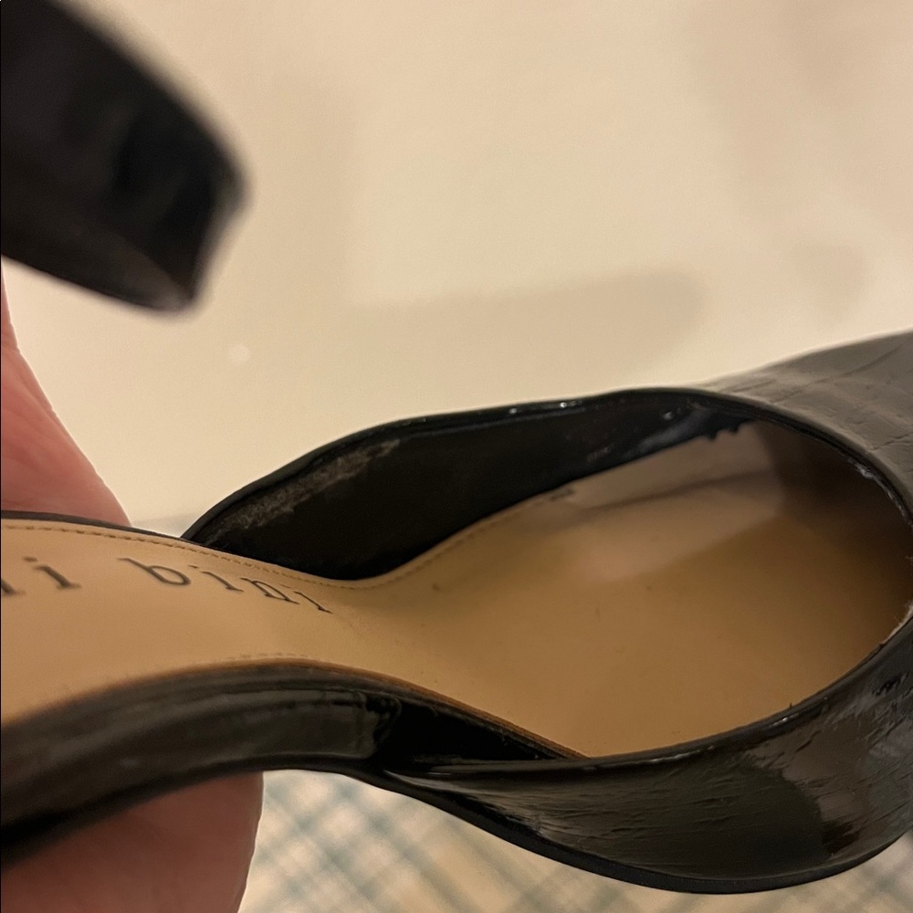 Gianni bini black size 5.5 heels - Picture 5 of 5